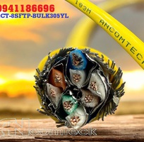 4 Cáp mạng CAT5e UTP đồng dầu chạy ngoài trời - có dây chịu lực gia cường - Outdoor ACT-5LANOD-305BKO