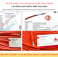 2 Cáp chống cháy chống nhiễu 2 lõi 18awg Đà Nẵng, Thanh Hóa, Nghệ An, Hà Tĩnh