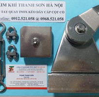 9 Chuyên doanh phụ kiện puly kéo cáp cột cờ 0947521058 Thanh Sơn Hà Nội có tay quay Inox cột cờ đây