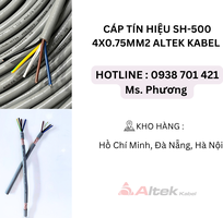 3 Cáp tín hiệu SH-500 4x0.75mm2 Altek Kabel Đà Nẵng, Hà Nội, Hồ Chí Minh