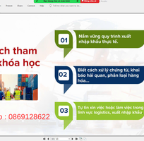 Thông báo khai giảng khoá học Nghiệp vụ Xuất nhập khẩu Thực tế