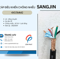 2 Cáp điều khiển chống nhiễu 4x0.5 Sangjin HCM, Bình Dương, Đồng Nai, BRVT