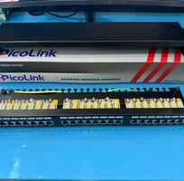 1 Thanh đấu nối cáp patch panel cat5 cat6 cat6A cat7 16 cổng 24 cổng 48 cổng Picolink hàng tốt giá tốt