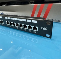 2 Thanh đấu nối cáp patch panel cat5 cat6 cat6A cat7 16 cổng 24 cổng 48 cổng Picolink hàng tốt giá tốt