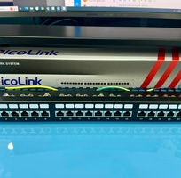 9 Thanh đấu nối cáp patch panel cat5 cat6 cat6A cat7 16 cổng 24 cổng 48 cổng Picolink hàng tốt giá tốt