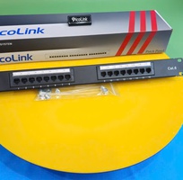 16 Thanh đấu nối cáp patch panel cat5 cat6 cat6A cat7 16 cổng 24 cổng 48 cổng Picolink hàng tốt giá tốt