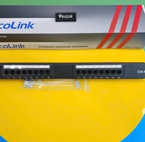 17 Thanh đấu nối cáp patch panel cat5 cat6 cat6A cat7 16 cổng 24 cổng 48 cổng Picolink hàng tốt giá tốt
