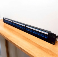 15 Thanh đấu nối cáp patch panel cat5 cat6 cat6A cat7 16 cổng 24 cổng 48 cổng Picolink hàng tốt giá tốt