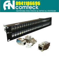 3 Thanh đấu nối mạng 48 cổng 2U Cat6 FTP mã ACT-48S2U, ACT-S6A-001 chính hãng ANCOMTECK