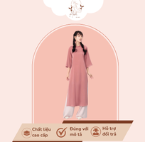 Áo dài tay lỡ màu trơn đơn giản Áo dài tay lỡ màu trơn đơn giản