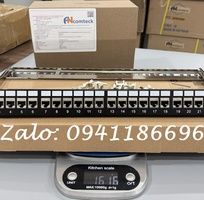 Thanh đấu nối mạng Patch panel 24 cổng Cat6A FTP mã ACT-24S1U, ACT-S6A-001 chính hãng ANCOMTECK