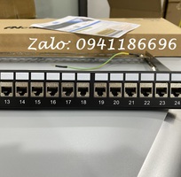 5 Thanh đấu nối mạng Patch panel 24 cổng Cat6A FTP mã ACT-24S1U, ACT-S6A-001 chính hãng ANCOMTECK