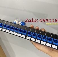 7 Thanh đấu nối mạng Patch panel 24 cổng Cat6A FTP mã ACT-24S1U, ACT-S6A-001 chính hãng ANCOMTECK