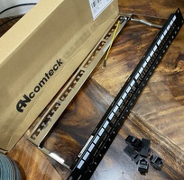 9 Thanh đấu nối mạng Patch panel 24 cổng Cat6A FTP mã ACT-24S1U, ACT-S6A-001 chính hãng ANCOMTECK