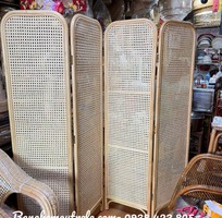 1 Bình phong mây tự nhiên mắt cáo giá rẻ