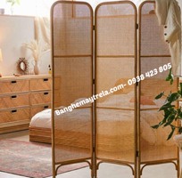 4 Bình phong mây tự nhiên mắt cáo giá rẻ
