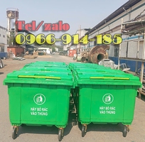 1 Giá thùng rác 660L nhựa HDPE bao nhiêu hiện nay