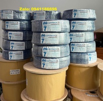 6 Cáp mạng liền nguồn Cat6 UTP   2C lõi đồng nguồn ANCOMTECK mã ACT-6LAN2C-305BK