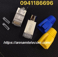 13 Phân phối cáp mạng CAT6A ngoài trời có bọc bạc chống nhiễu FTP có dây gia cường chịu lực