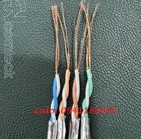 10 Phân phối cáp mạng CAT6A ngoài trời có bọc bạc chống nhiễu FTP có dây gia cường chịu lực