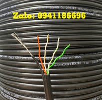 8 Phân phối cáp mạng CAT6A ngoài trời có bọc bạc chống nhiễu FTP có dây gia cường chịu lực