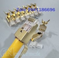 15 Phân phối cáp mạng CAT6A ngoài trời có bọc bạc chống nhiễu FTP có dây gia cường chịu lực