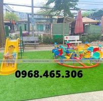 Đu quay ngựa đạp chân, thang leo xích đu trẻ em