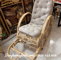 Ghế mây bập bênh thư giãn hiện đại