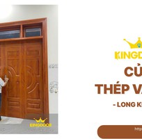 Cửa Thép Vân Gỗ Tại Long Khánh   Lựa Chọn An Toàn   Thẩm Mỹ