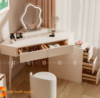 Bàn Trang Điểm Gỗ Công Nghiệp MDF Độc Đáo, Thông Minh