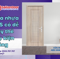 2 Cửa nhựa ABS có dễ thay thế phụ kiện không