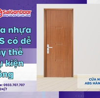 6 Cửa nhựa ABS có dễ thay thế phụ kiện không