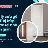 1 Xử lý cửa gỗ HDF bị trầy xước tại nhà đơn giản