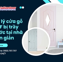 2 Xử lý cửa gỗ HDF bị trầy xước tại nhà đơn giản