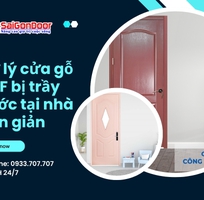 6 Xử lý cửa gỗ HDF bị trầy xước tại nhà đơn giản