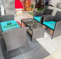 3 Sofa cafe nhựa giả mây
