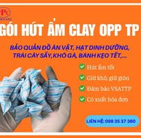 1 Gói hút ẩm Clay OPP TP bảo quản đồ ăn vặt, khô gà, mứt tết hiệu quả, an toàn 1 Gói hút ẩm Clay OPP TP bảo quản đồ ăn vặt, khô gà, mứt tết hiệu quả, an toàn