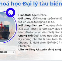 1 Mở lớp đào tạo và cấp chứng chỉ đại lý tàu biển toàn quốc