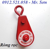 5 Móc treo ròng dọc sắt đỏ 30kg, 50kg,100kg,200,300kg 0912521058 Sơn Mr có puly sắt 1,2,3,5,10 tấn