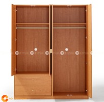 2 Tủ Quần Áo Gỗ Công Nghiệp Phối Lưới Mây Độc Đáo