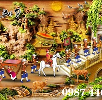 8 Tranh gạch men làng quê việt nam HP6283