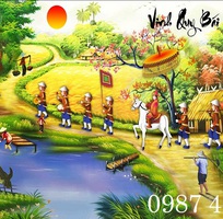 6 Tranh gạch men làng quê việt nam HP6283