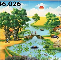 3 Tranh gạch men làng quê việt nam HP6283