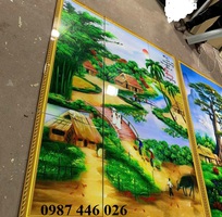 4 Tranh gạch men làng quê việt nam HP6283