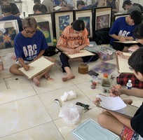 4 Lớp học vẽ ở Đào xuyên Bát tràng