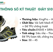 Giày bảo hộ Kingpro Galaxy S107   Nhẹ hơn, thoáng hơn, an toàn hơn  Giày bảo hộ Kingpro Galaxy S107   Nhẹ hơn, thoáng hơn, an toàn hơn