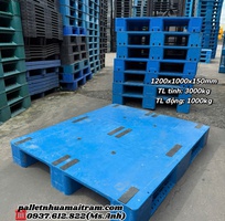  Thanh Lý Lô Pallet Nhựa 1200x1000x150mm Siêu Tiện Lợi    Giá Rẻ Nhất Thị Trường TP.HCM 