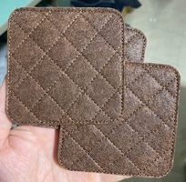 Đế lót ly vải kaki giá sỉ chỉ 3k / cái