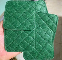 1 Đế lót ly vải kaki giá sỉ chỉ 3k / cái