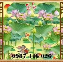 7 Tranh gạch hoa sen, gạch ốp tường HP97353 7 Tranh gạch hoa sen, gạch ốp tường HP97353